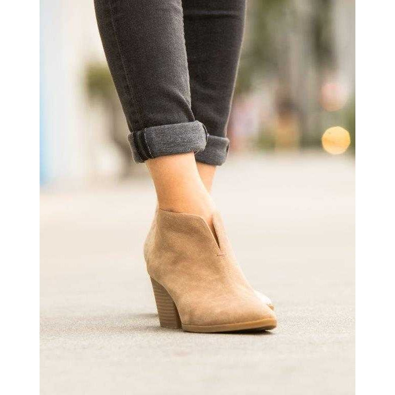 Yimmie wedge hot sale bootie